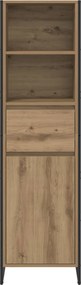 vidaXL Βιβλιοθήκη Artisan Δρυς 43 x 36 x 150.5 εκ Επεξεργασμένο Ξύλο