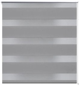 vidaXL Σύστημα Σκίασης Ρόλερ Zebra Γκρι 120 x 175 εκ.