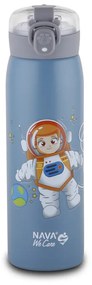 NAVA Θερμός μπουκάλι ανοξείδωτο &quot;We Care&quot; μπλε 500ml 10-110-011