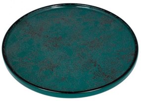 Πιάτο Ρηχό Vertical PR182749922 Φ22cm Turquoise Oriana Ferelli® Porcelain
