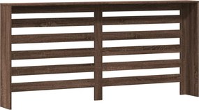 vidaXL Κάλυμμα Καλοριφέρ Καφέ Δρυς 175x20x82 εκ. Επεξεργασμένο Ξύλο