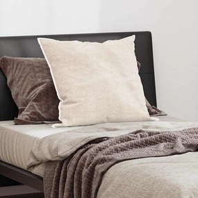 vidaXL Μαξιλάρι με μαξιλάρι Λευκό 80 x 80 cm Βαμβάκι