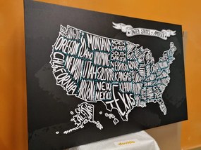 Εικόνα σύγχρονο χάρτη των ΗΠΑ