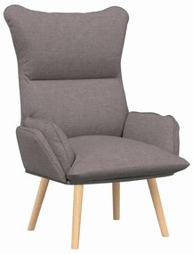 vidaXL Χαλαρωτική Πολυθρόνα Taupe 69 x 74 x 93 εκ. ύφασμα