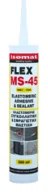 Isomat Flex MS-45 Ισχυρή, Υβριδική, Ελαστομερής Συγκολλητική Και Σφραγιστική Μαστίχη, Γκρι, 600ml ISO.0629.MS45.GREY.600