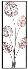Διακοσμητικό Τοίχου Strawberry 930DYU1286 32x4x90cm Black-Copper Wallity Μέταλλο