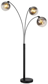 Επιδαπέδιο Φωτιστικό 3xΕ27 Μαύρο Newcastle 58227-3B Globo Lighting-58227-3B-Μαύρο 58227-3B