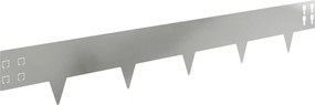 vidaXL Περίγραμμα γκαζόν 30 τμχ. 100 x 15 cm Γαλβανισμένος Χάλυβας