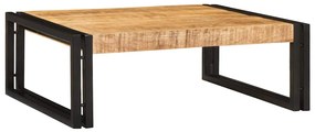 vidaXL Ράφι μπάνιου με ράφι 65 x 50 x 23 εκ Στερεό ξύλο μάγκο, σίδηρος