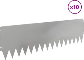 vidaXL Περίγραμμα γκαζόν 10 τμχ. 103 x 30 εκατοστά