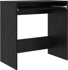 vidaXL Γραφείο Μαύρη Οξυά 77.5 x 43 x 79 εκ. Επεξεργασμένο ξύλο