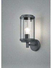 Απλίκα Φωτιστικό Τοίχου E27 40W IP44 Tanaro 202360142 Trio Lighting 202360142 Ανθρακί