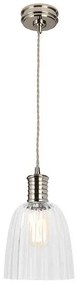 Κρεμαστό Φωτιστικό Οροφής 1xE27 Douille Elstead Lighting DOUILLE-P-PN Νίκελ Ματ