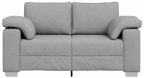 vidaXL Καναπές με μαξιλάρι Σκούρο γκρι 160 x 77 x 82 εκ ύφασμα