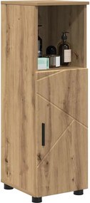 vidaXL Ντουλάπι Μπάνιου με αποθήκευση Artisan Oak 30 x 35 x 95 εκ