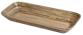 Δίσκος Σερβιρίσματος Ορθογώνιος Bali BAB104 33,5x12x4cm Natural Espiel Polyresin, Bamboo