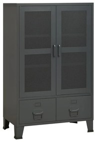 vidaXL Αρχειοθήκη Βιομηχανικού Στιλ Ανθρακί 70 x 40 x 115 εκ. Ατσάλινη