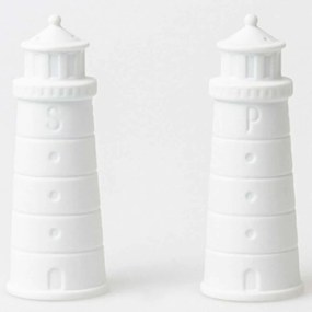 Αλατοπίπερο Lighthouse (Σετ 2Τμχ) RD0017351 Φ4x10cm White Raeder Πορσελάνη