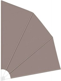 vidaXL Αδιάφανο σκίαστρο μπαλκονιού Taupe 210 x 210 cm Πολυεστέρας