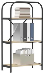 vidaXL Ράφι Βιβλίων Sonoma Δρυς 60 x 30 x 109 εκ Επεξεργασμένο ξύλο