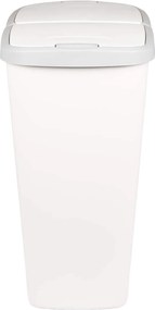 vidaXL Κάδος Αχρήστων Λευκό 48,5 x 28 x 51 εκ. PP