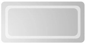 vidaXL Καθρέφτης Μπάνιου με LED 40x80 εκ.