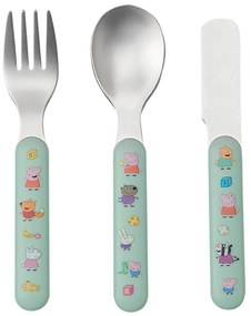 Πιρούνι-Μαχαίρι-Κουτάλι (Σετ) Petit Jour Peppa Pig 52-903/10