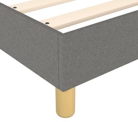 ΠΛΑΙΣΙΟ ΚΡΕΒΑΤΙΟΥ BOXSPRING ΣΚΟΥΡΟ ΓΚΡΙ 140X190 ΕΚ. ΥΦΑΣΜΑΤΙΝΟ 3120607