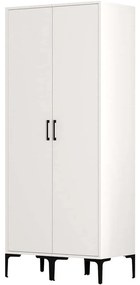 Ντουλάπα Δίφυλλη Kumsal 845HCT5448 80x47,5x201,4cm White Two Door