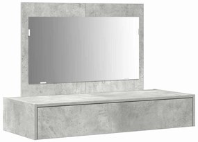 vidaXL Τραπέζι περιποίησης Γκρι 100 x 40 x 70 εκ. Επεξεργασμένο ξύλο