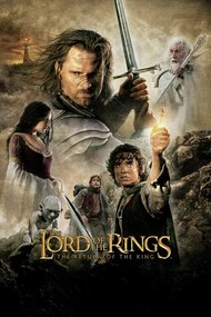 Εκτύπωση τέχνης The Lord of the Rings - η επιστροφή του βασιλιά, (26.7 x 40 cm)