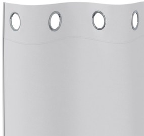 vidaXL Κουρτίνες 2 pcs Ανοιχτό Γκρι 225 x 140 εκ. Πολυεστέρας