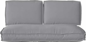 vidaXL Σετ μαξιλαριών 3 pcs Γκρι Ύφασμα Όξφορντ