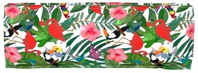 vidaXL Μαξιλάρι παλέτας για πάγκο Floral Πολύχρωμο 120 x 40 x 8 εκ