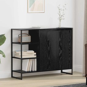 vidaXL Βοηθητικό ντουλάπι Μαύρη Οξυά 96.5 x 30 x 75 εκ