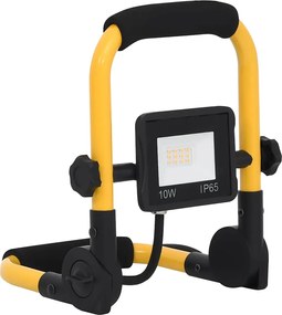 vidaXL Προβολέας LED με Λαβή 10 W
