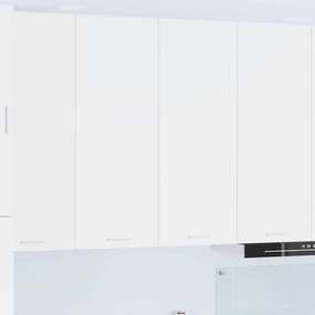 vidaXL Κρεμαστό ντουλάπι Λευκό 80 x 31 x 100 εκ. Επεξεργασμένο Ξύλο