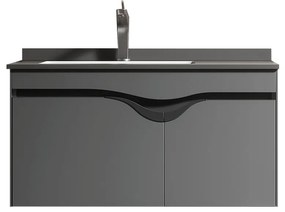 ΣΕΤ ΠΑΓΚΟΥ DIVA 80cm PLYWOOD χρ.ANTHRACITE S3BDIV080ANTH