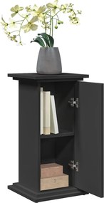 vidaXL Βάση Οθόνης με Αποθ. Μαύρο 31x30x60 εκ. Επεξεργασμένο Ξύλο