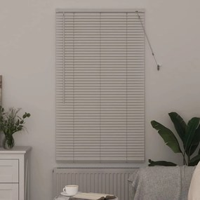 vidaXL Ρολό Παραθύρου με κουρτίνες Χειροκίνητος Λευκό Αλουμίνιο