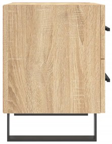 vidaXL Κομοδίνο Sonoma Δρυς 40 x 35 x 47,5 εκ. από Επεξεργασμένο Ξύλο