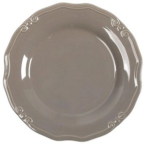 Πιάτο Φαγητού Tiffany RSG101K6 Φ27cm Brown-Grey Espiel Ceramic