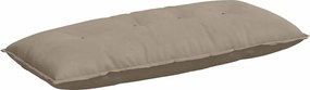 vidaXL Μαξιλάρι Πλάτης Taupe 120 x 50 cm Ύφασμα Μικροΐνας