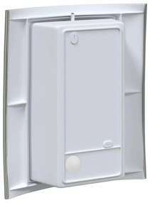 vidaXL Εξωτερικά Φωτιστικά Τοίχου 2 pcs Ασημί 23.5 x 10.5 x 26 εκ