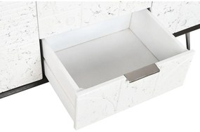Σκευοθήκη DKD Home Decor Λευκό Σκούρο καφέ Ξύλο από Μάνγκο 150 x 43 x 80 cm