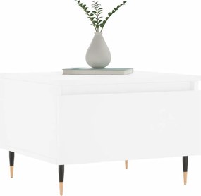 vidaXL Τραπεζάκια Σαλονιού 2 τεμ. Λευκά 50 x 46 x 35 εκ. Επεξεργ. Ξύλο
