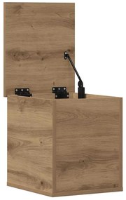 vidaXL Κουτί αποθήκευσης με αποθήκευση artisan δρυς 30 x 35 x 35 cm