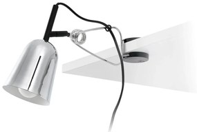 Φωτιστικό Γραφείου Με Κλιπ Studio 51134 E14 max 8W Chrome - White Faro Barcelona