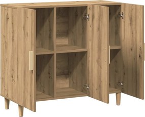 vidaXL Ντουλάπι Αρτισιανή Δρυς 90 x 34 x 80 εκ. από Επεξεργασμένο Ξύλο