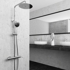 Orabella Terra 10248 Chrome - Στήλη ντους με μπαταρια 2 εξοδων